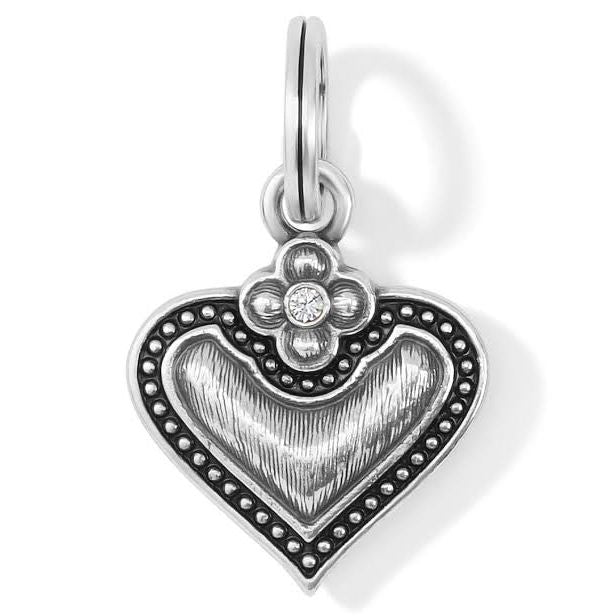 Luna Heart Charm - Zinnias Gift Boutique