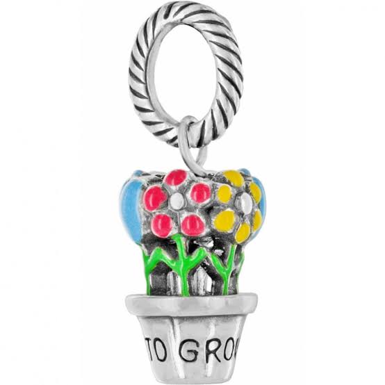 Flower Pot Charm - Zinnias Gift Boutique