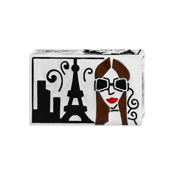 City Girl Postcard Bead - Zinnias Gift Boutique