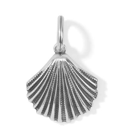 Silver Shell Charm - Zinnias Gift Boutique