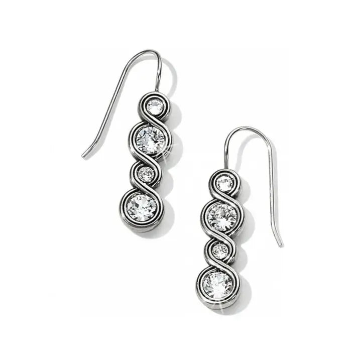 Infinity Sparkle French Wire Earrings - Zinnias Gift Boutique