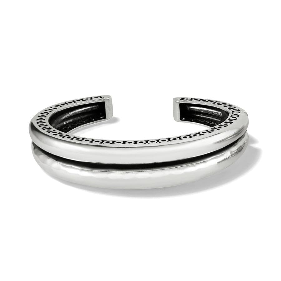 Inner Circle Silver Double Hinged Bangle - Zinnias Gift Boutique