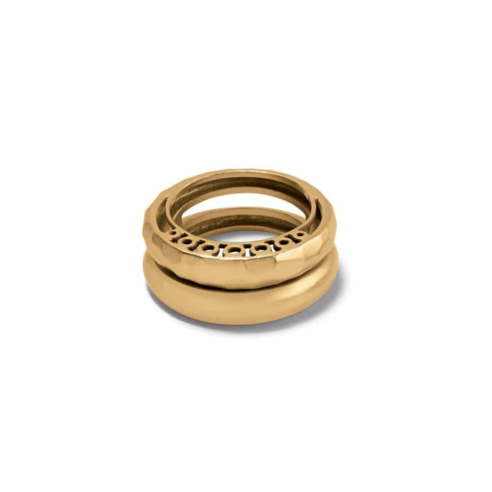 Inner Circle gold Double Ring - Zinnias Gift Boutique