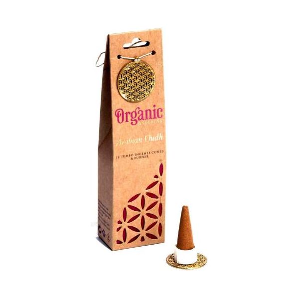 Organic Goodness Cones Arabian Oudh 15g - Zinnias Gift Boutique