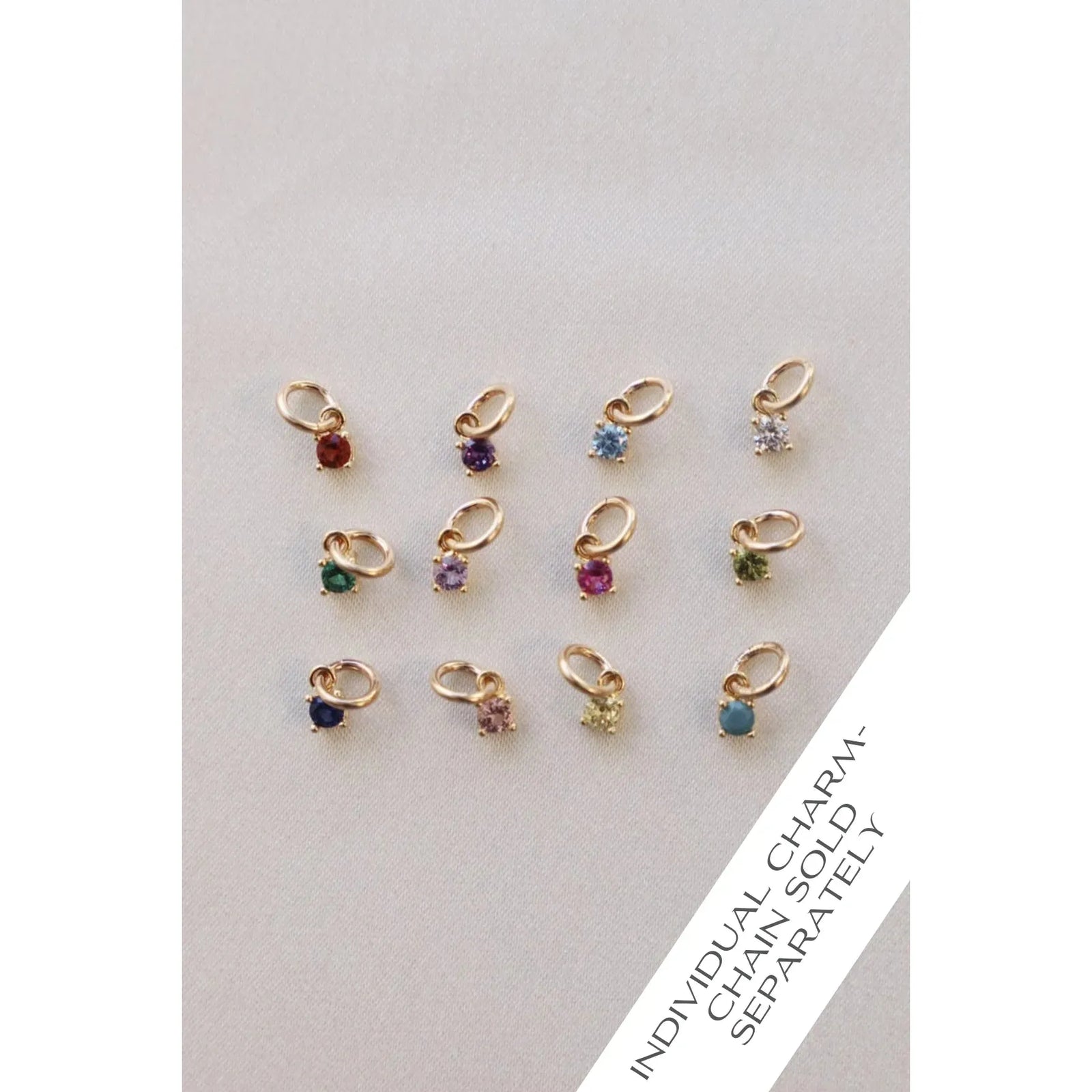 Birthstone Charm - Zinnias Gift Boutique