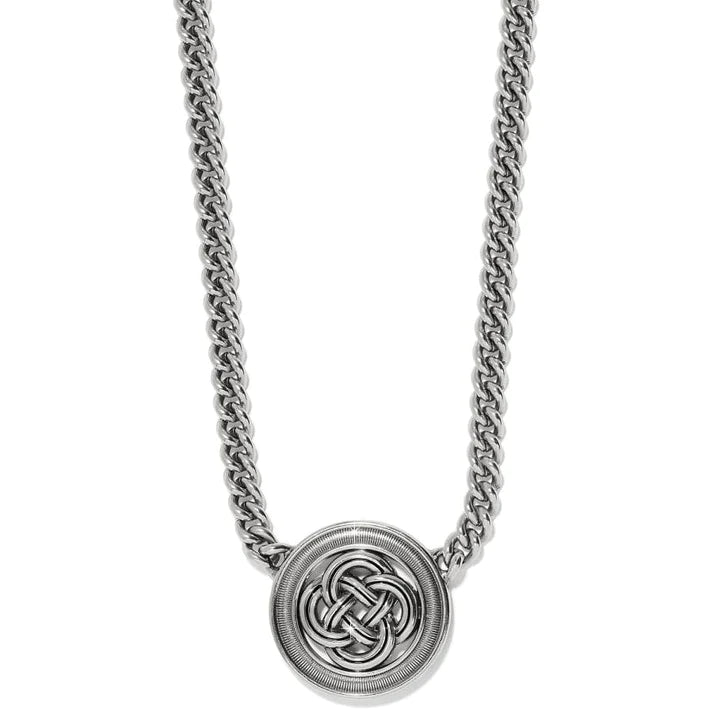 Interlok Bold Medallion Necklace - Zinnias Gift Boutique