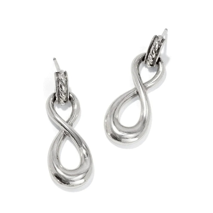 Interlok Infinity Post Drop Earring - Zinnias Gift Boutique