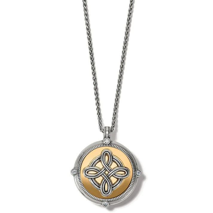 Interlok Noir Heirloom Reversible Necklace - Zinnias Gift Boutique