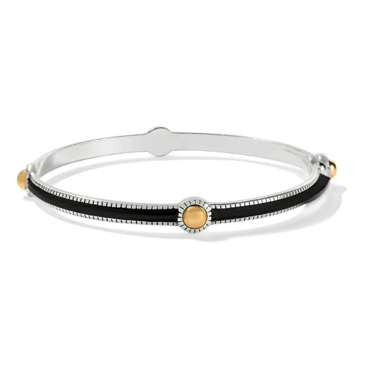 Interlok Noir Slim Bangle - Zinnias Gift Boutique