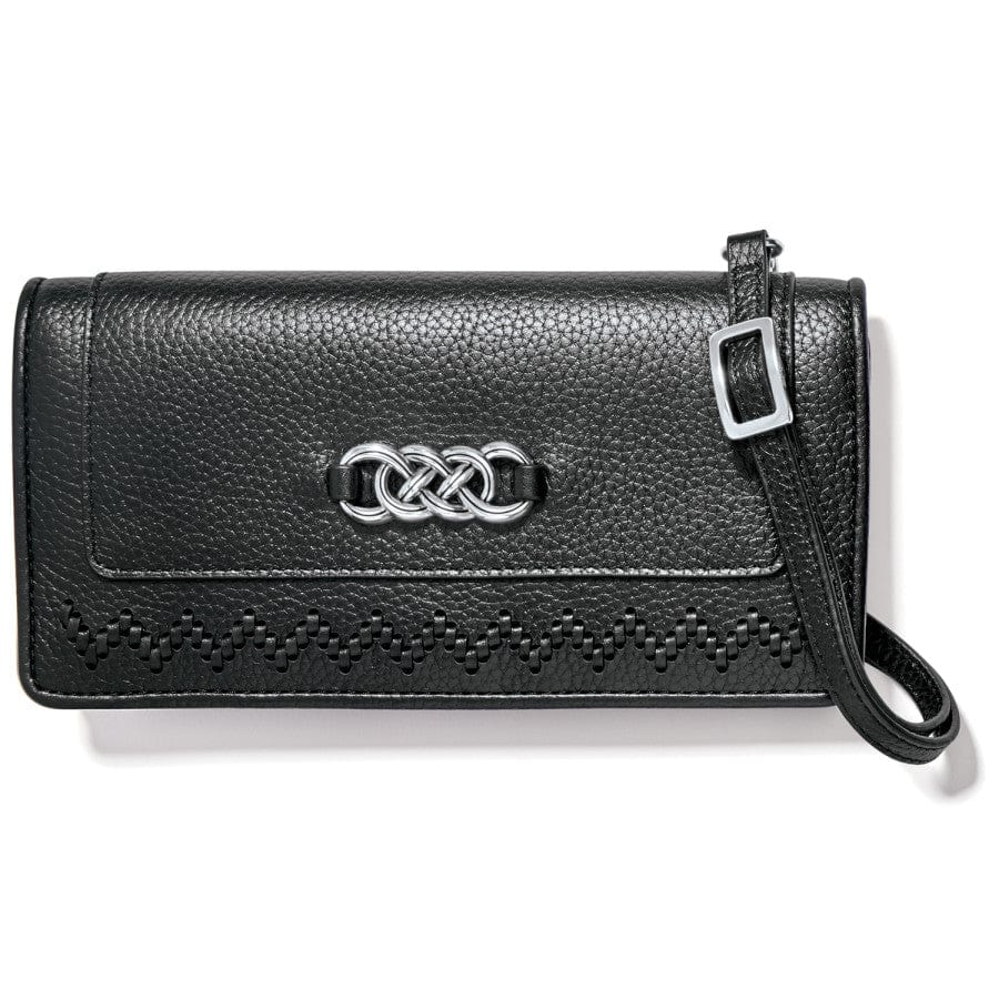 Blk Interlok Rockmore Wallet - Zinnias Gift Boutique