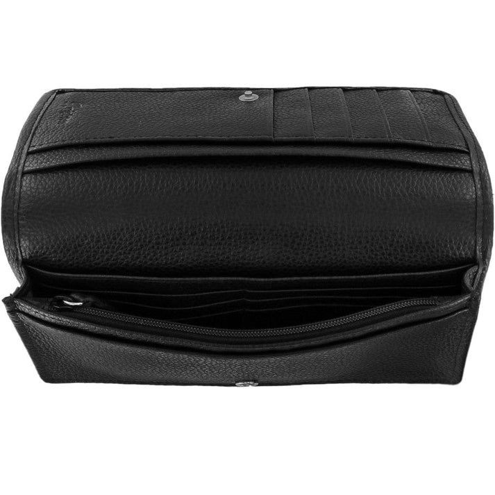 Blk Interlok Rockmore Wallet - Zinnias Gift Boutique