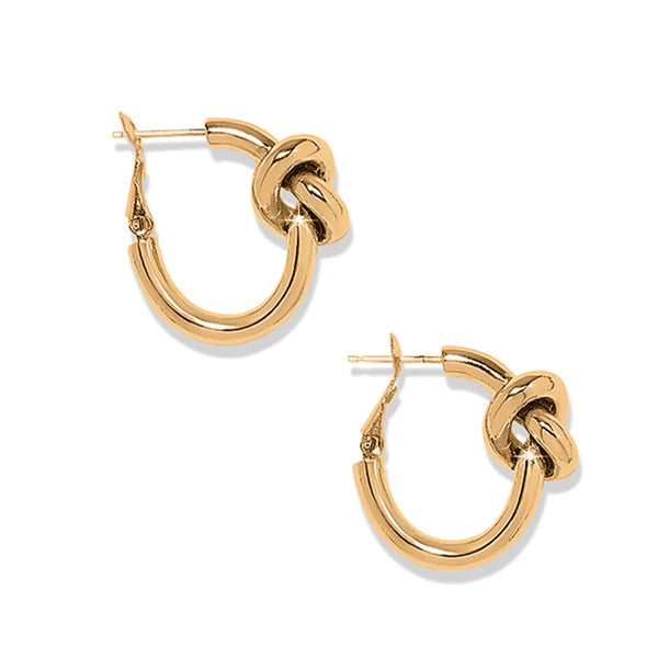 Interlok Single Knot Hoop Earring