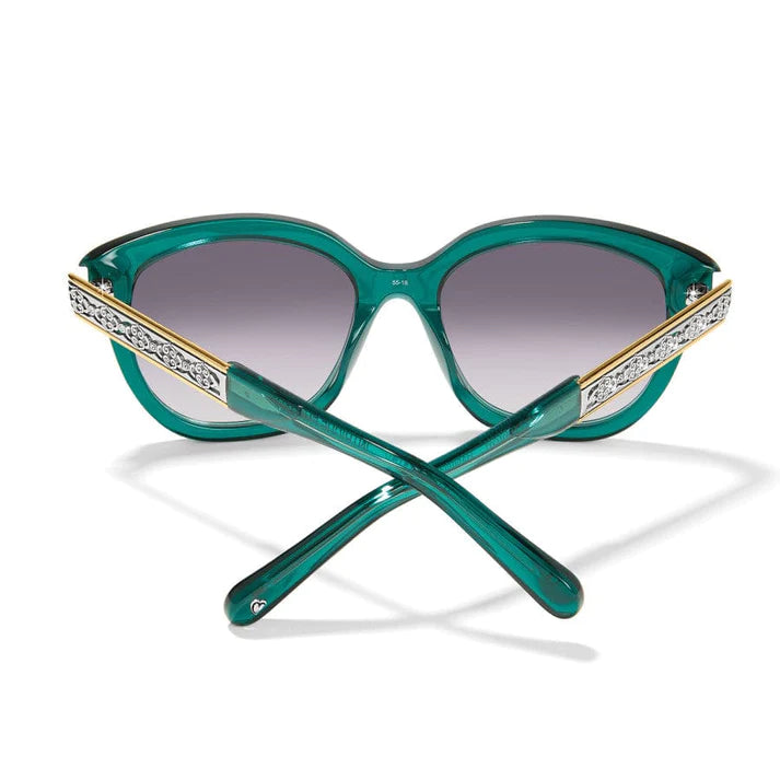 Intrigue Emerald Sunglasses - Zinnias Gift Boutique