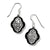 Intrigue Soiree Black French Wire Earrings - Zinnias Gift Boutique