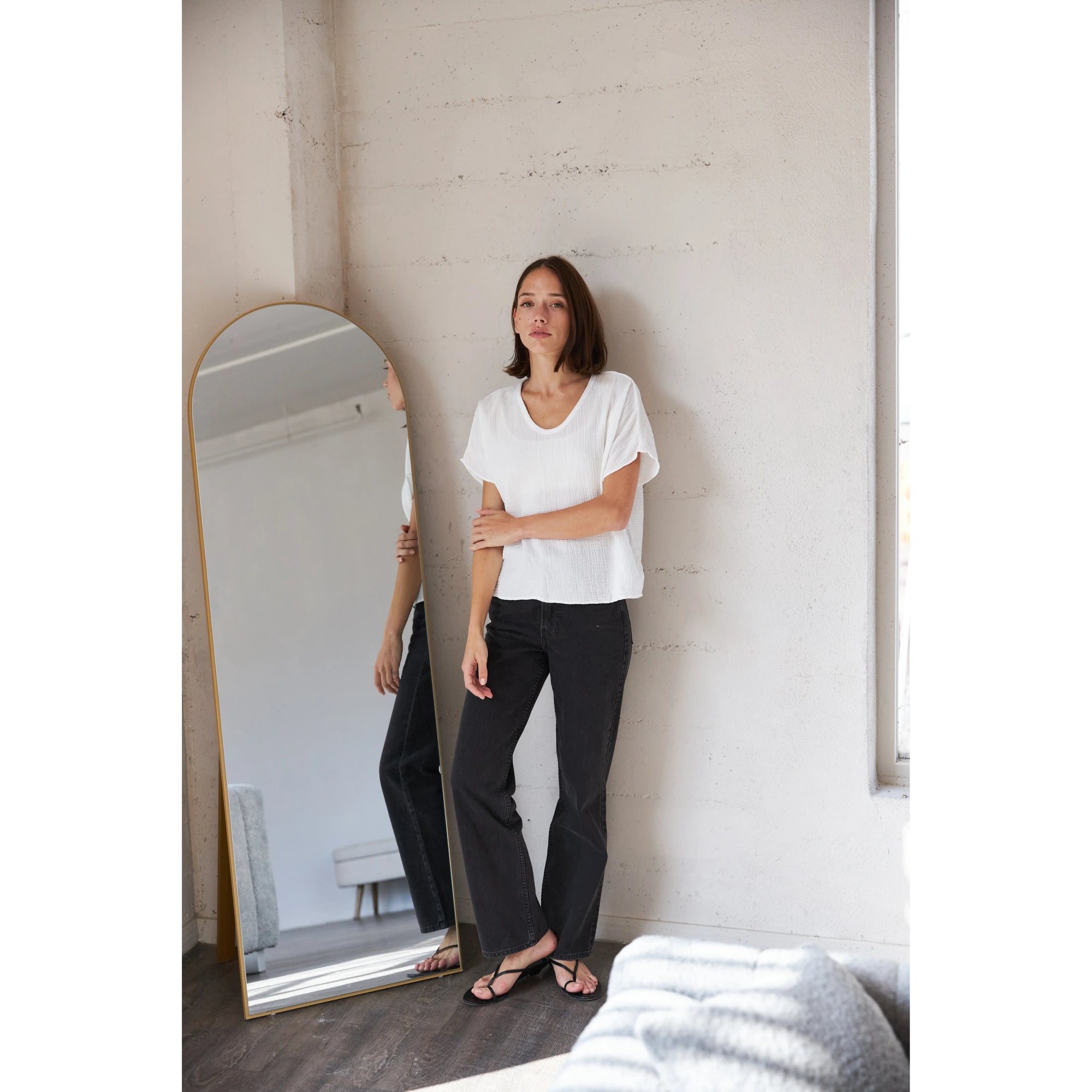 Gauze Top Made in LA - Zinnias Gift Boutique