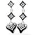 Alcazar Mystique Post Drop Earrings - Zinnias Gift Boutique