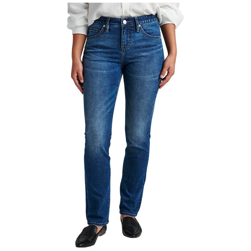 Ruby Mid Rise Straight - Thorne Blue - Zinnias Gift Boutique