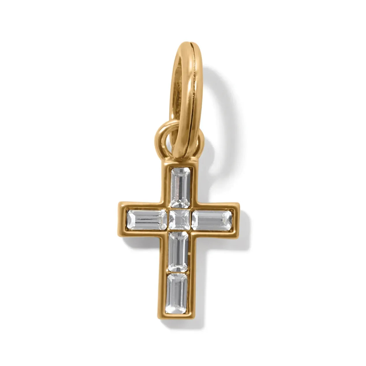 Golden Ray Cross Charm - Zinnias Gift Boutique