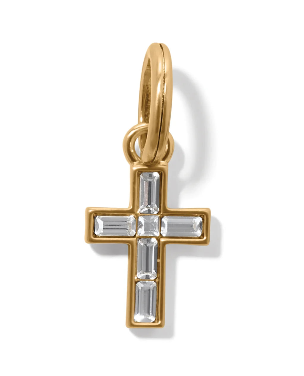 Golden Ray Cross Charm