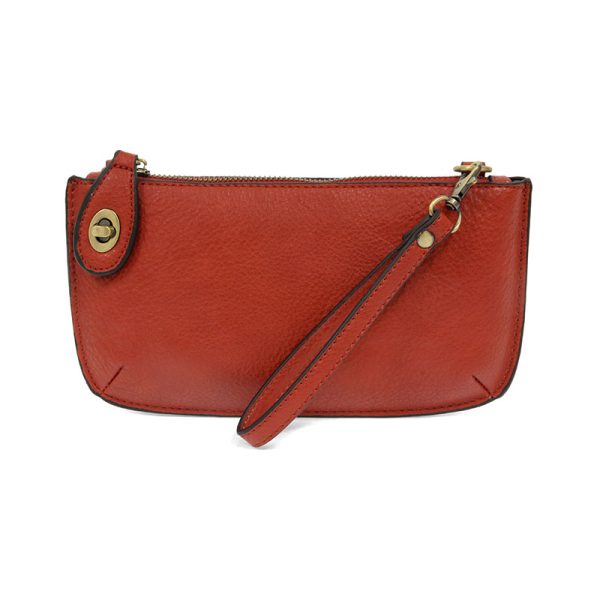 JoySusan mini crossbody wristlet clutch purse with a sleek design, perfect for carrying essentials on the go.