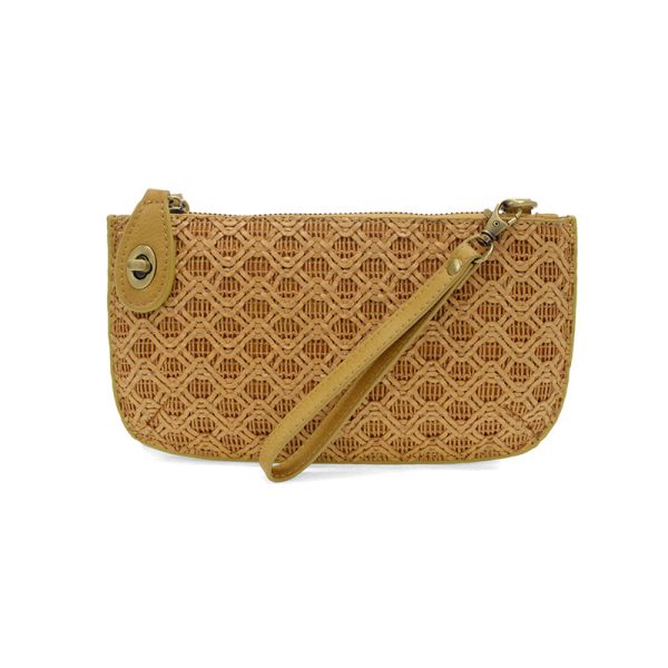 Lattice Woven Mini Crossbody Wristlet Clutch - Zinnias Gift Boutique