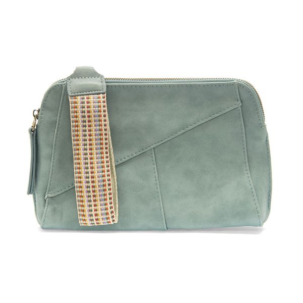 Gigi Crossbody with Woven Wrist Strap - Zinnias Gift Boutique