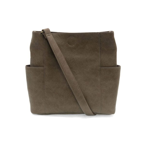 Kayleigh Side Pocket Bucket Bag - Zinnias Gift Boutique