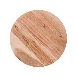 Wood Charger Blonde - Zinnias Gift Boutique