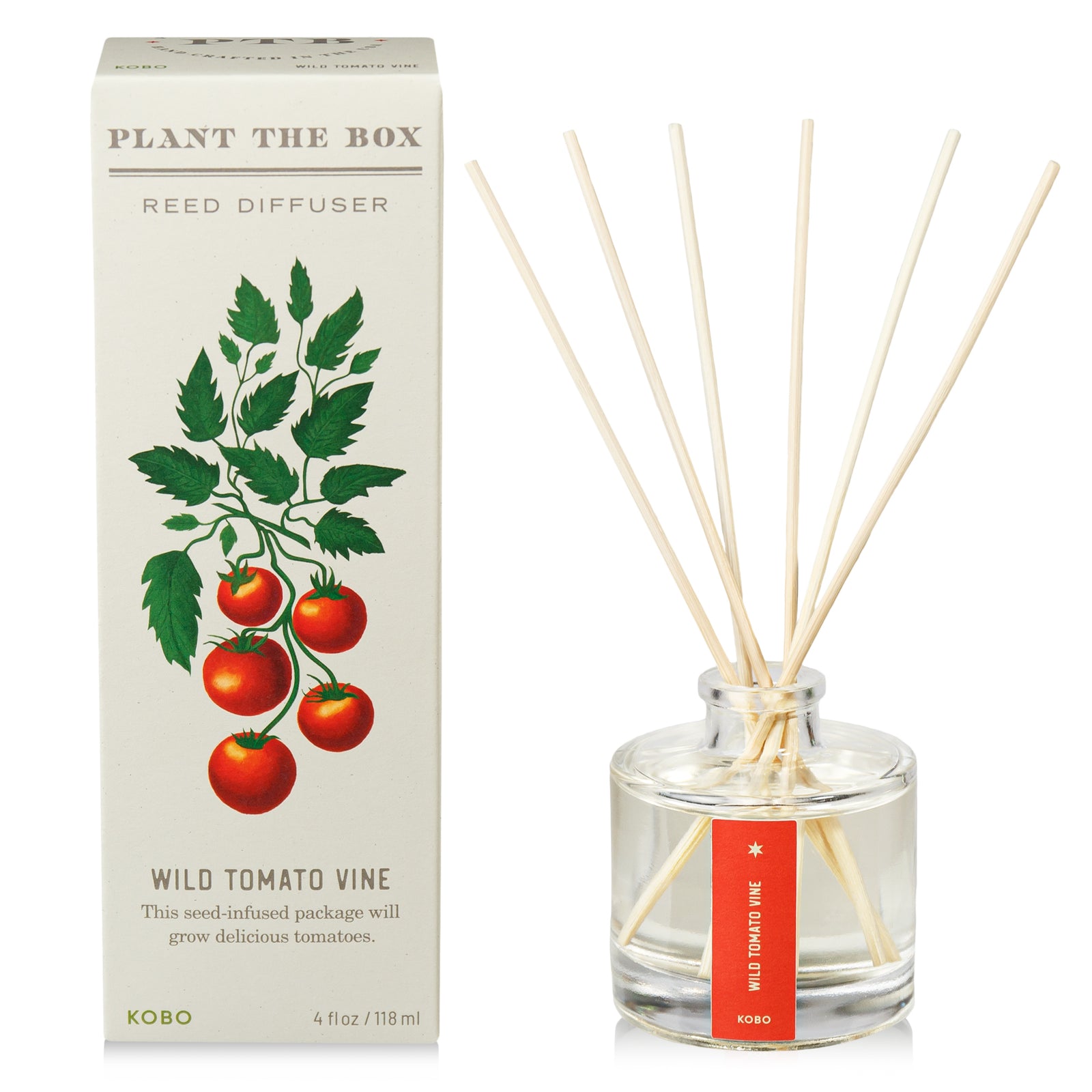 Kobo Plant the Box Somerset Thyme home fragrance with a decorative plant display and scented elements for fresh indoor aroma.