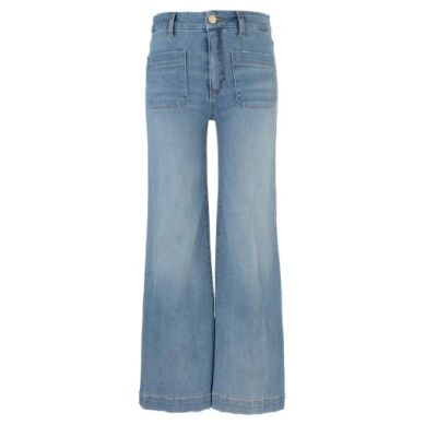 MEG HIGH RISE WIDE LEG W PATCH POCKET - Zinnias Gift Boutique