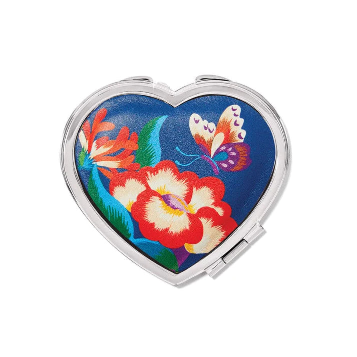 Kyoto In Bloom Heart Compact Mirror - Zinnias Gift Boutique
