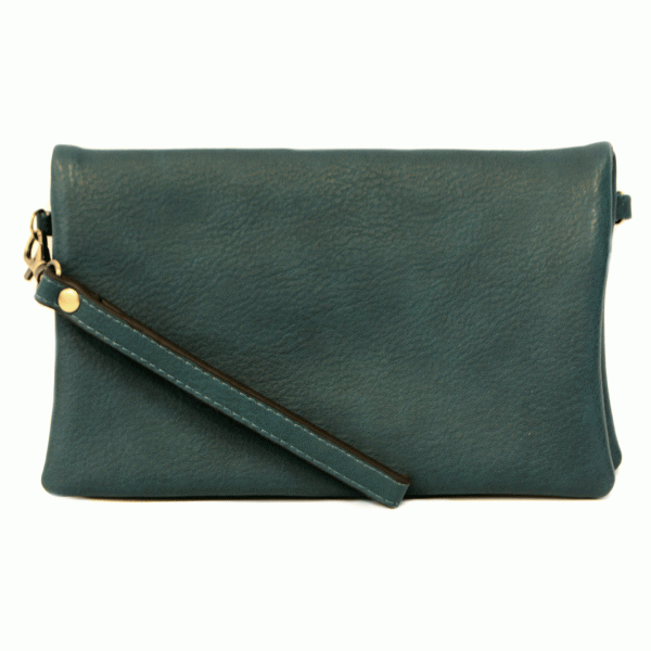 Kate Crossbody Clutch - Dark Teal - Zinnias Gift Boutique