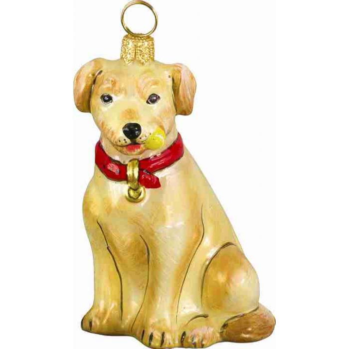 Labrador Yellow with Tennis Ball - Zinnias Gift Boutique