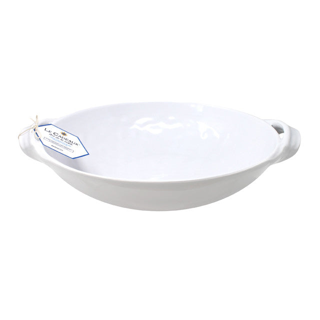 Bianco Large Two Handled Oval Platter 13&quot; - Zinnias Gift Boutique