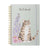 A4 Cat Notebook - Whiskers and Wild Flowers - Zinnias Gift Boutique