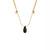 Jet Silk Slider Necklace - Zinnias Gift Boutique