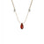 Smoked Amber Silk Slider Necklace - Zinnias Gift Boutique