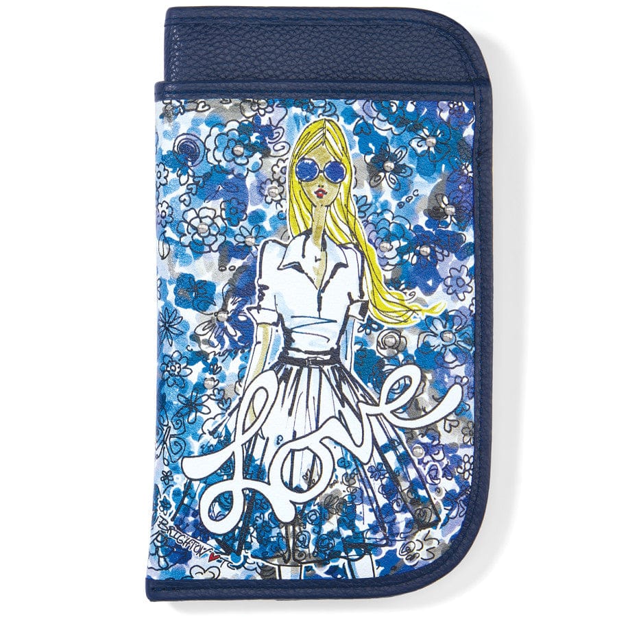 Mlt Indigo Double Eyeglass Case - Zinnias Gift Boutique