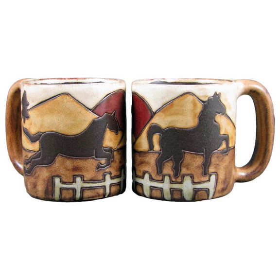 Mara Mugs - Equestrian - Zinnias Gift Boutique