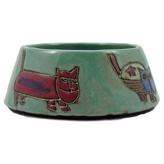 7" Cat Dish Medium - Zinnias Gift Boutique