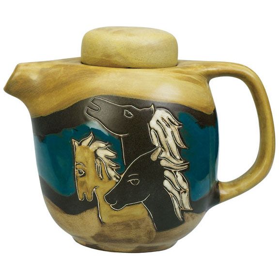 Mara Teapot 44oz - Zinnias Gift Boutique