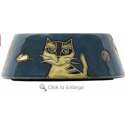 Mara 7&quot; Cat&#39;s Meow Dish Medium - Zinnias Gift Boutique