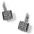 Meridian Blk Leverback Earrings - Zinnias Gift Boutique