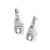 Meridian silver ball  Leverback Earrings - Zinnias Gift Boutique
