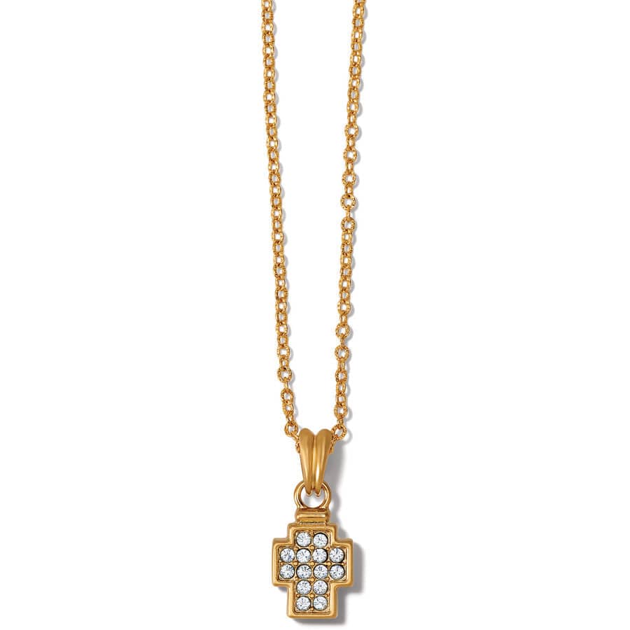 Meridian Zenith Gold Cross Necklace - Zinnias Gift Boutique