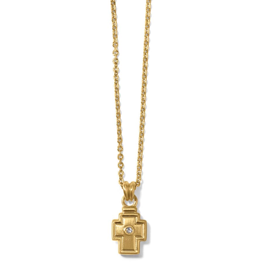 Meridian Zenith Gold Cross Necklace - Zinnias Gift Boutique