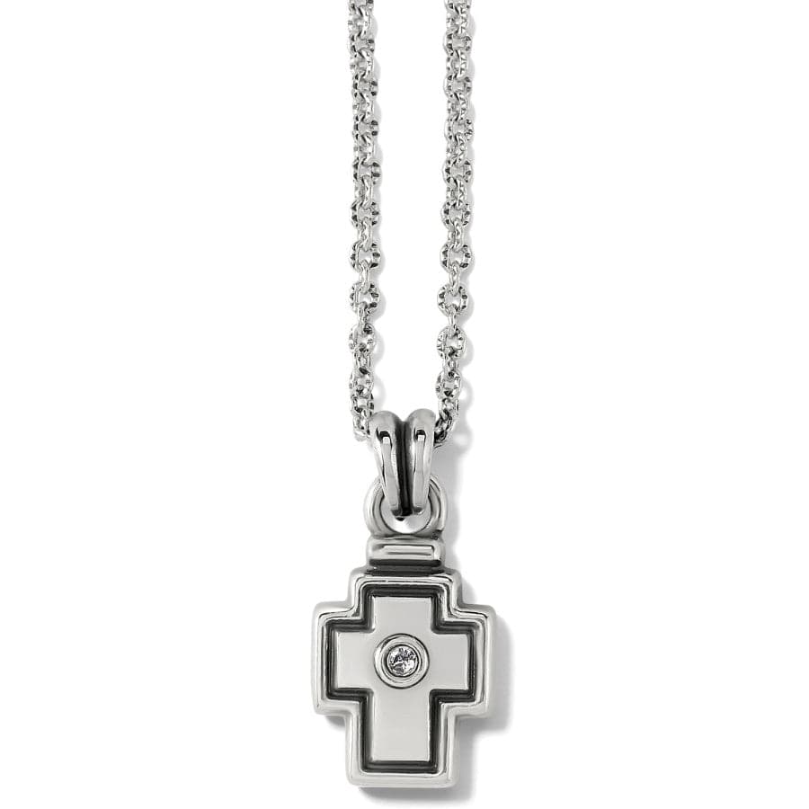 Meridian Zenith Silver Cross Necklace - Zinnias Gift Boutique