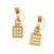 Meridian Zenith Mini Gold Post Drop Earrings - Zinnias Gift Boutique