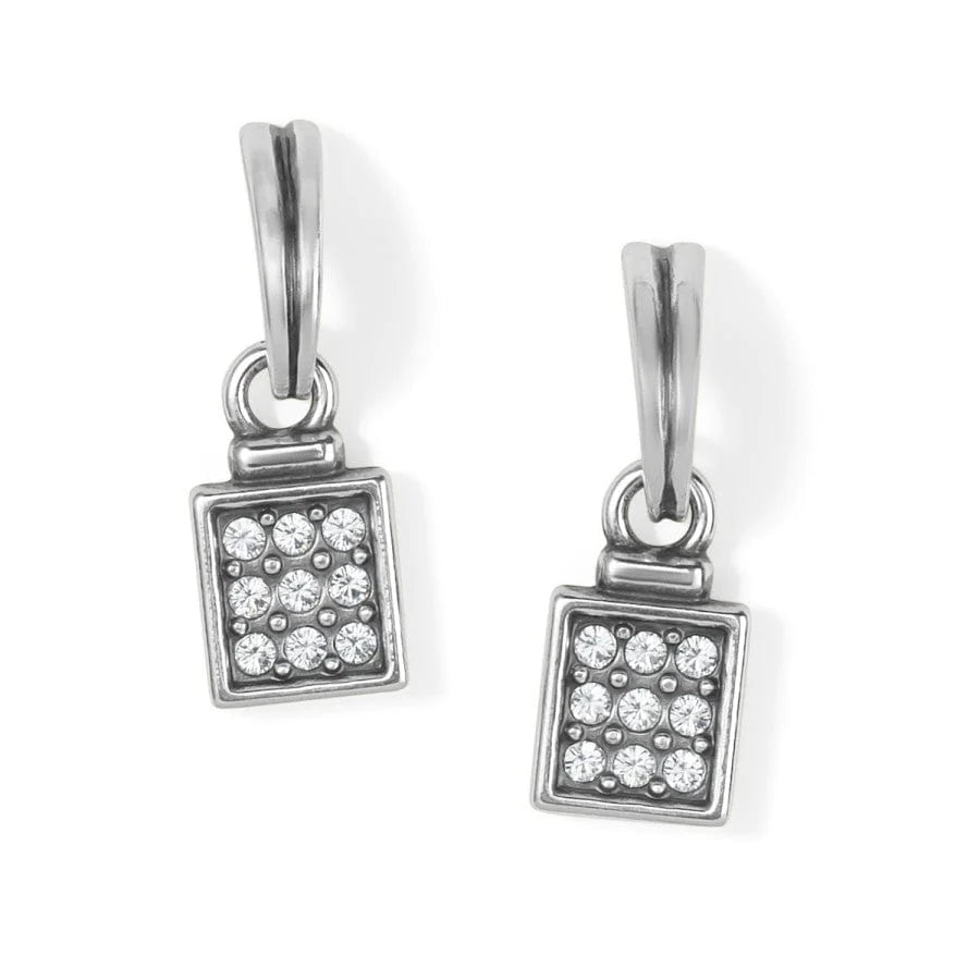 Meridian Zenith Mini Silver Post Drop Earrings - Zinnias Gift Boutique