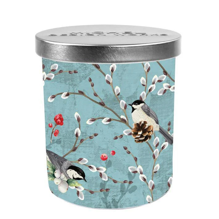 Winterberry & Balsam Candle Jar With Lid - Zinnias Gift Boutique